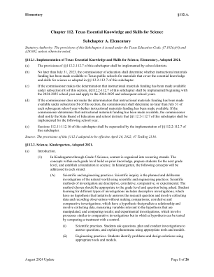 小学 §112.A. 2024 年 8 月更新第 1 页，共 26 页
